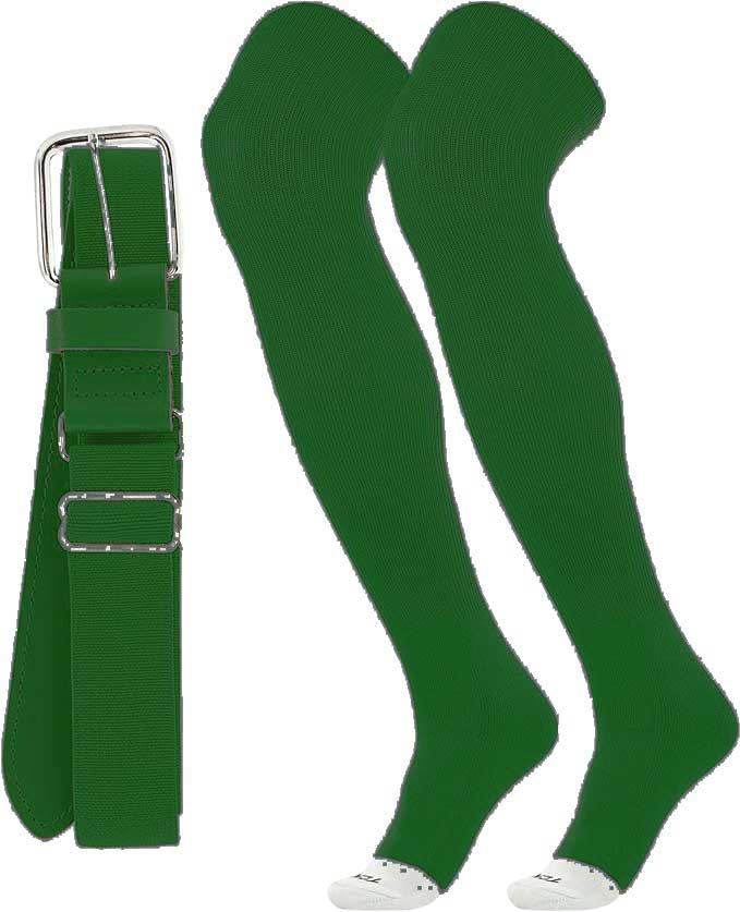 Tck Prosport Belt Over the Knee Sock Combo - Kelly Green