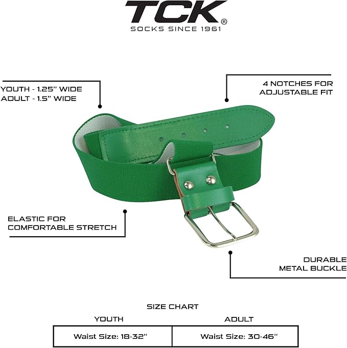 Tck Prosport Belt Over the Knee Sock Combo - Kelly Green