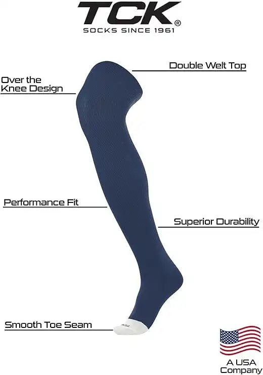 Tck Prosport Belt Over the Knee Sock Combo - Navy