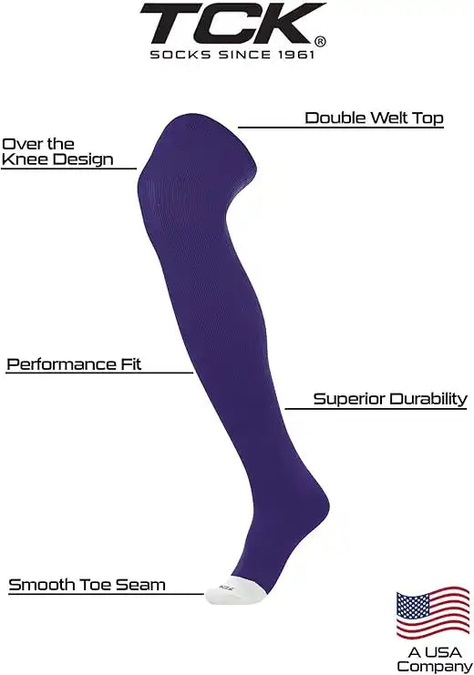 Tck Prosport Belt Over the Knee Sock Combo - Purple