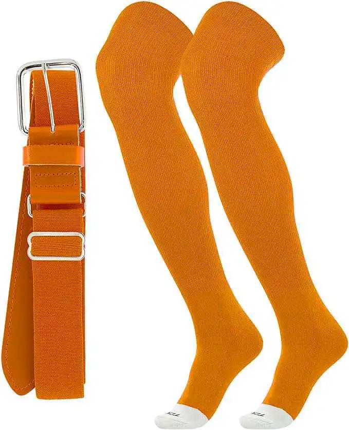 Tck Prosport Belt Over the Knee Sock Combo - Texas Orange