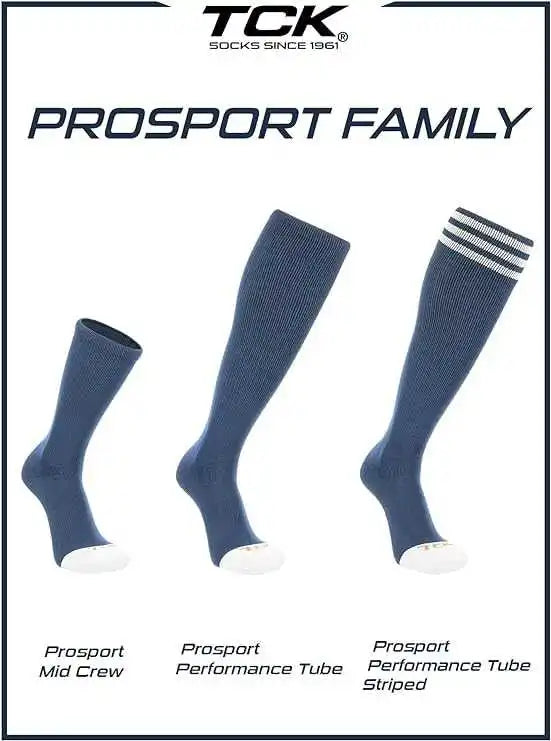 Tck Prosport Mid Crew Socks - Columbia Blue