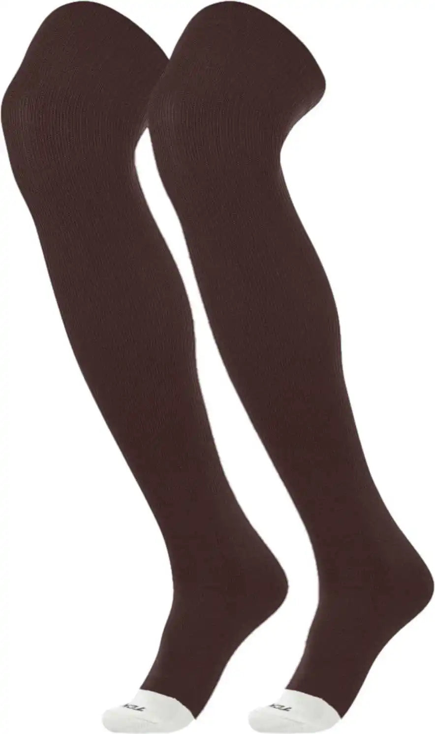Tck Prosport Over the Knee Baseball Socks - Brown