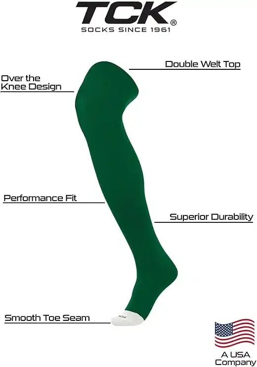 Tck Prosport Over the Knee Baseball Socks - Kelly