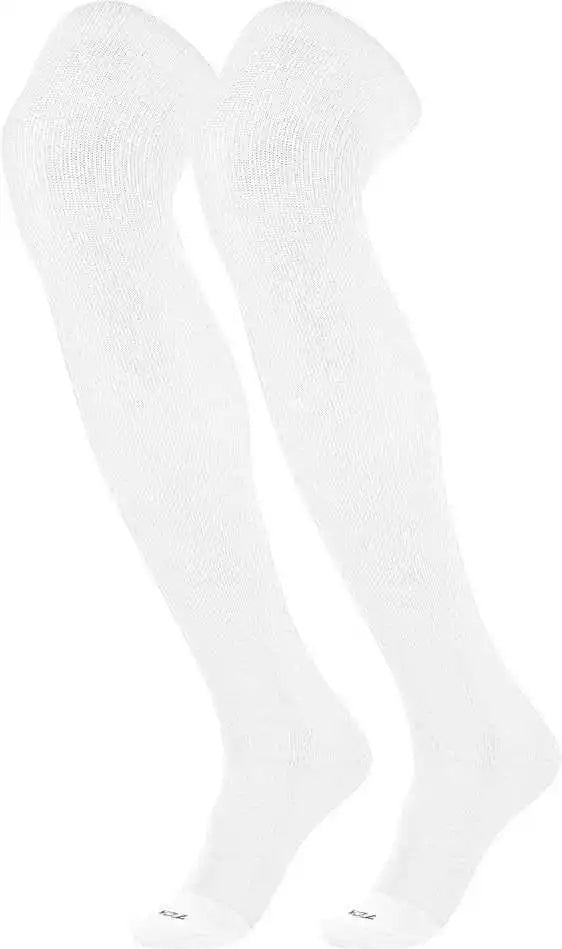 Tck Prosport Over the Knee Baseball Socks - White