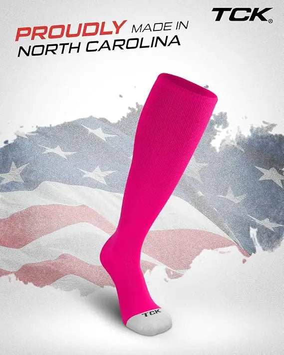 Tck Prosport Performance Knee High Tube Socks - Hot Pink