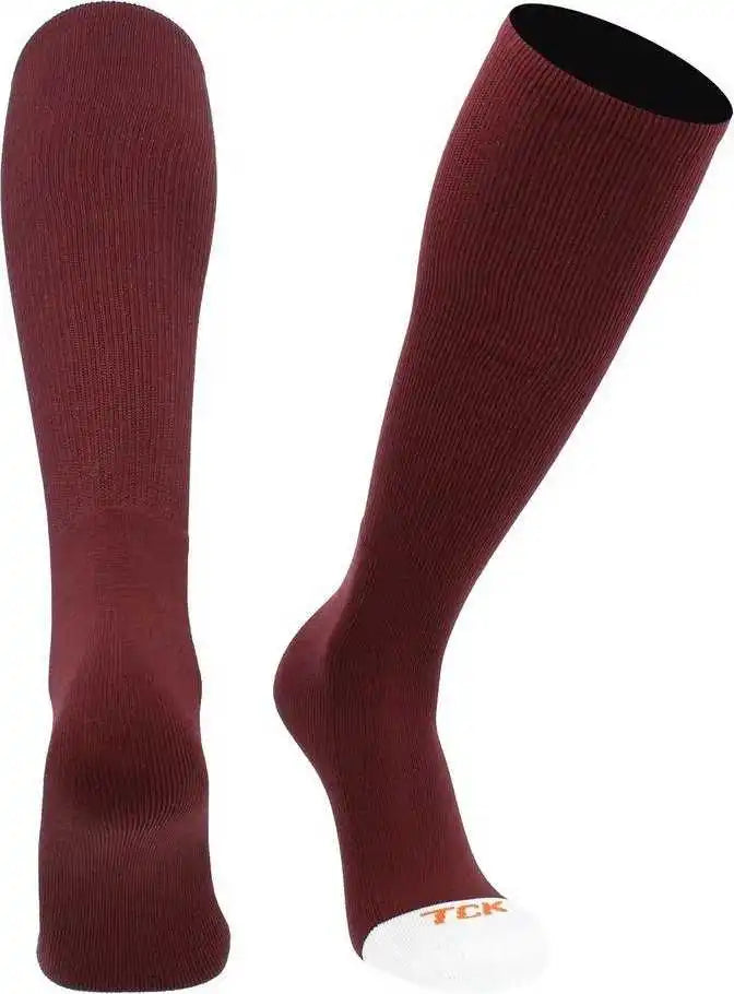 Tck Prosport Performance Knee High Tube Socks Maroon