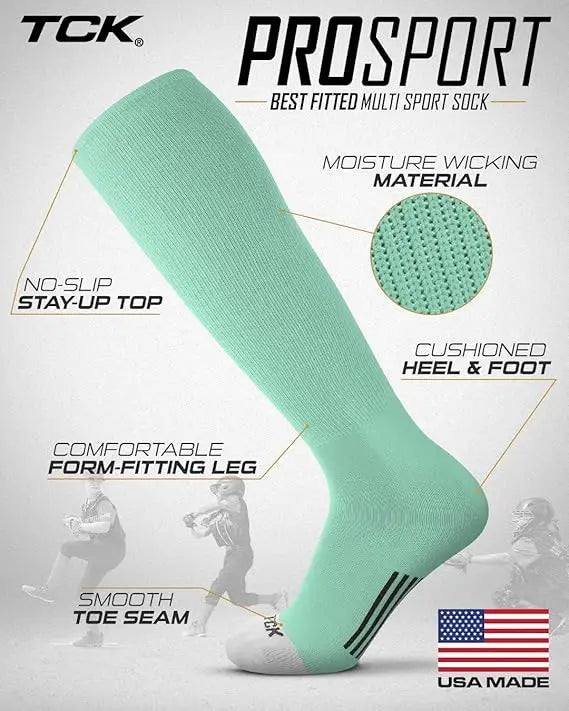 Tck Prosport Performance Knee High Tube Socks - Mint