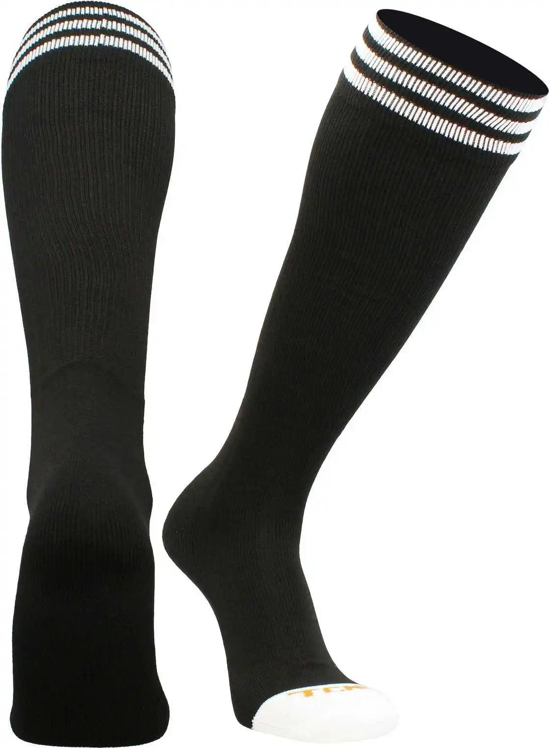 Tck Prosport Striped Knee High Tube Socks - Black White
