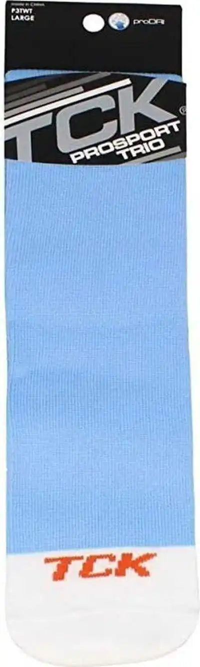 Tck Prosport Striped Knee High Tube Socks - Columbia Blue White