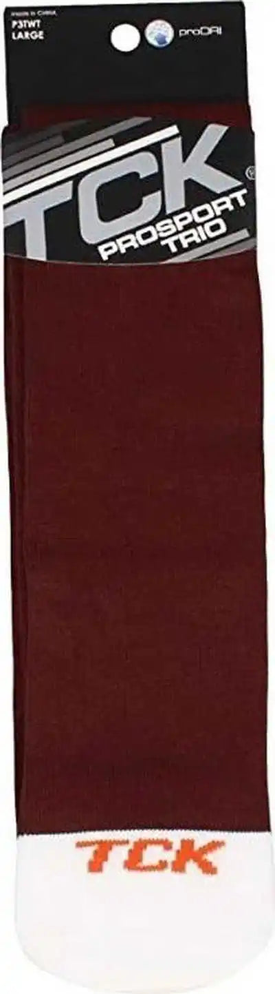 Tck Prosport Striped Knee High Tube Socks - Maroon White