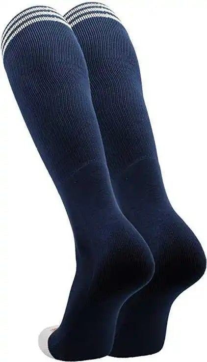 Tck Prosport Striped Knee High Tube Socks - Navy White