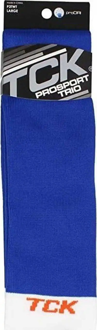 Tck Prosport Striped Knee High Tube Socks - Royal White