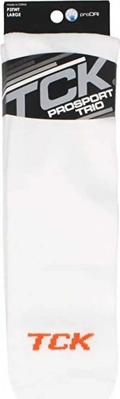 Tck Prosport Striped Knee High Tube Socks - White Black