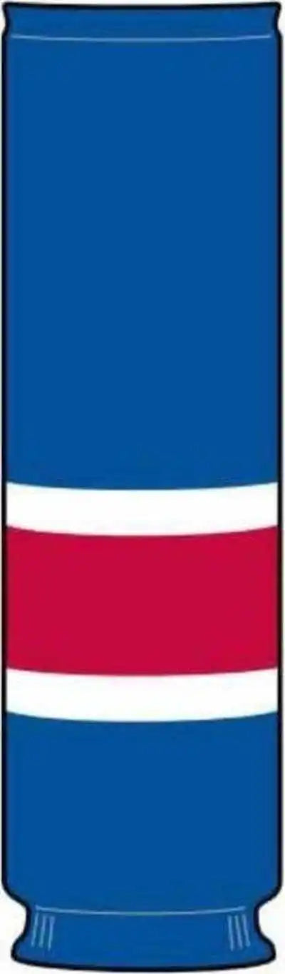 Tck Rib Knit Hockey Sock - Nwy Royal White Scarlet 1