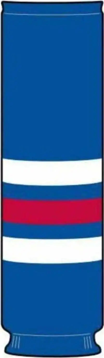Tck Rib Knit Hockey Sock - Nwy Royal White Scarlet 2