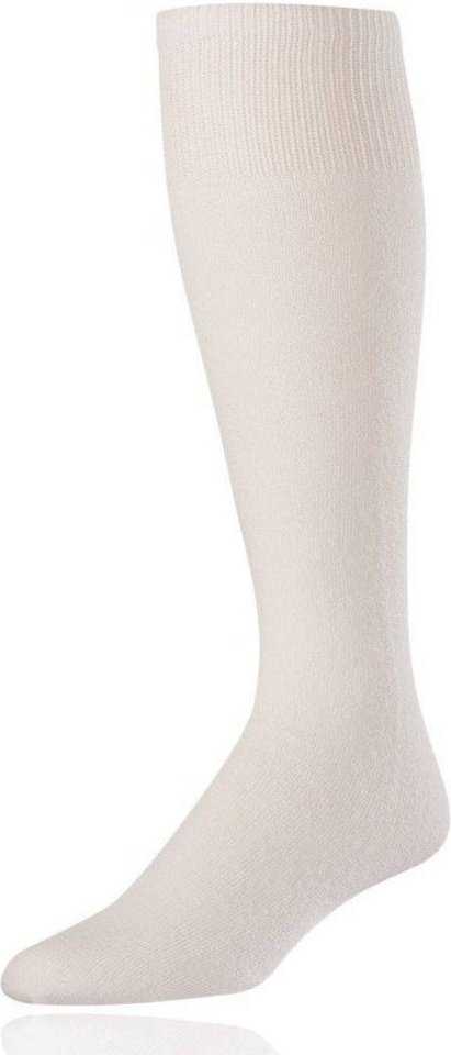 Tck Sanitary Cotton Tube Cushioned Foot Socks - White