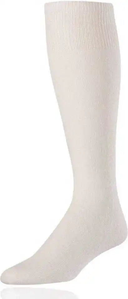 Tck Sanitary Cotton Tube Cushioned Foot Socks - White
