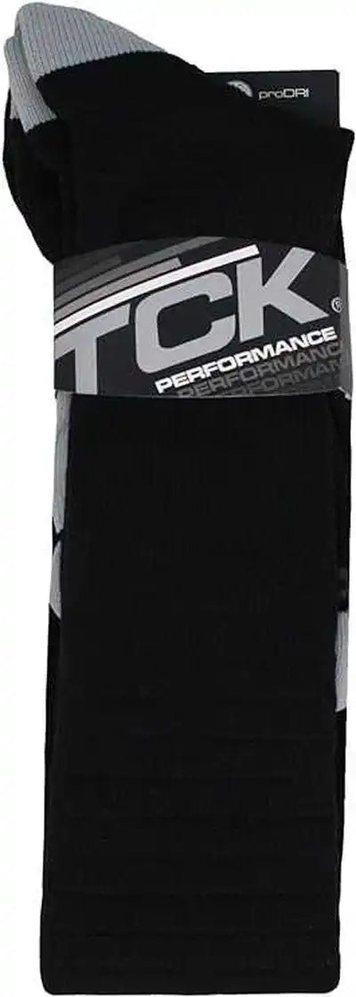 Tck Scrunch Football Knee High Socks - Black