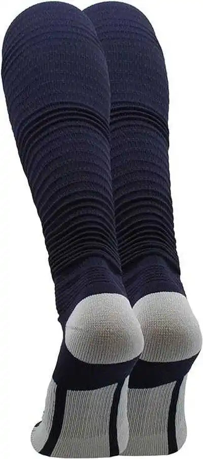Tck Scrunch Football Knee High Socks - Navy