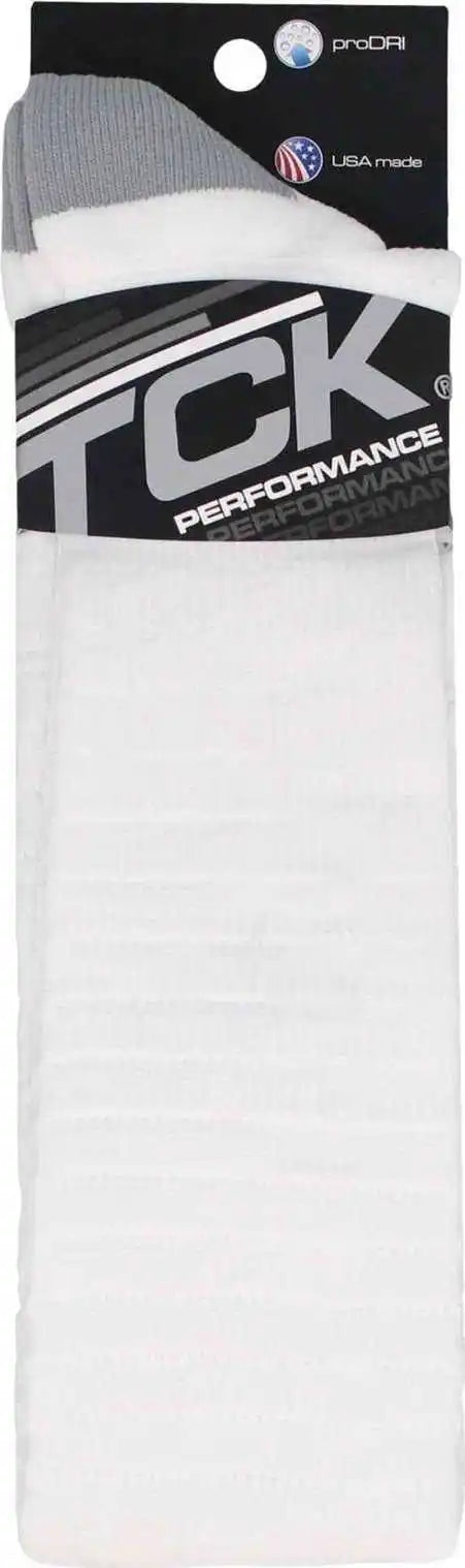 Tck Scrunch Football Knee High Socks - White