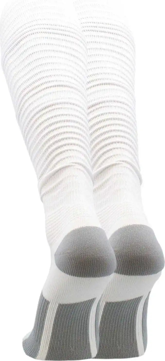 Tck Scrunch Football Knee High Socks - White