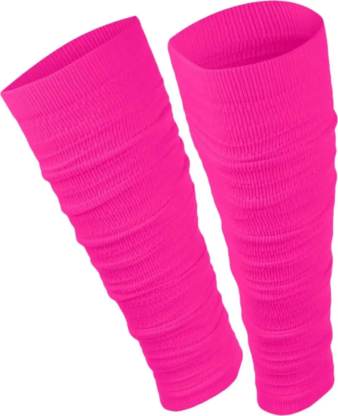 Tck Scrunched Football Leg Sleeves - Hot Pink