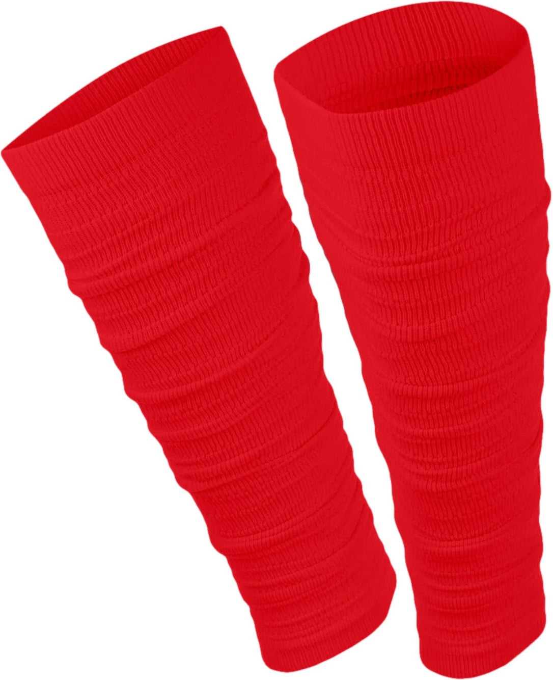 Tck Scrunched Football Leg Sleeves - Scarlet