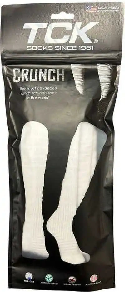 Tck Scrunched Football Leg Sleeves - White