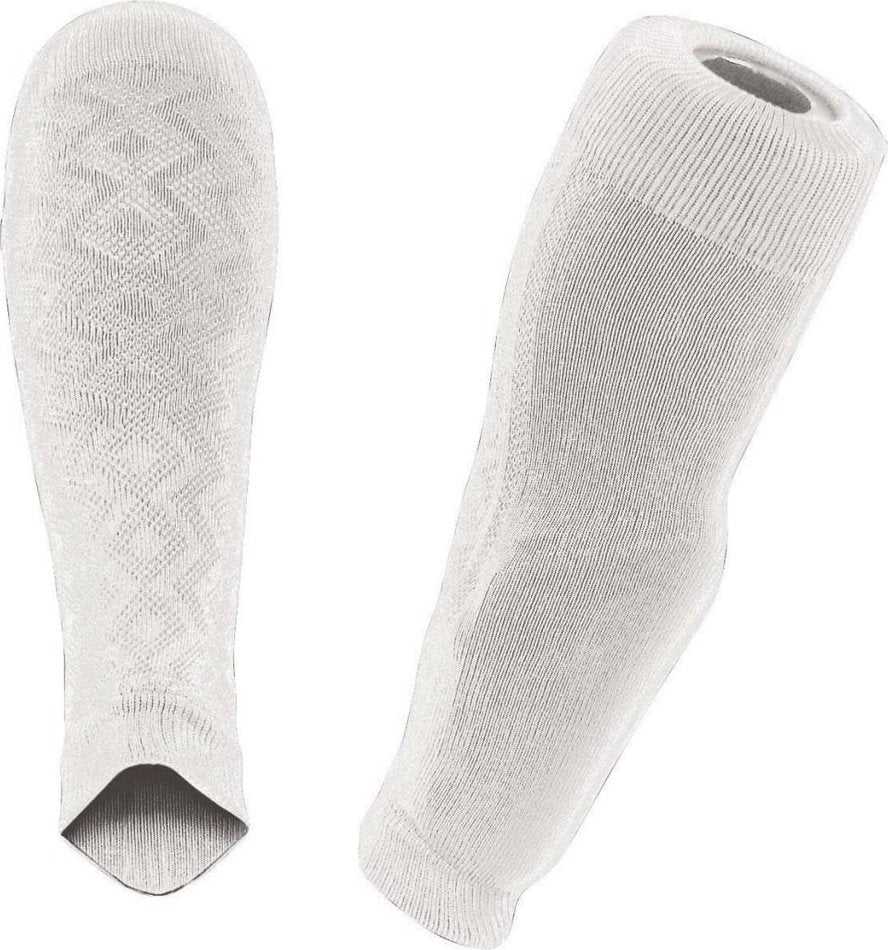 Tck Soccer Leg Sleeves for Shin Guards - White