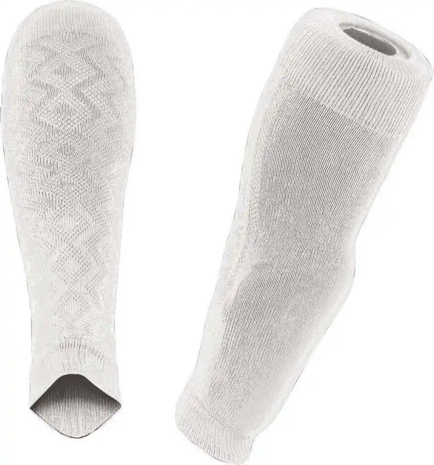 Tck Soccer Leg Sleeves for Shin Guards - White