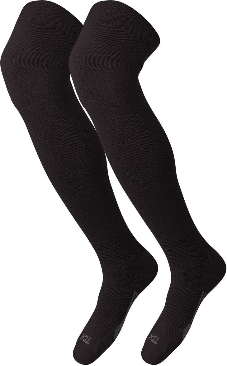 TCK Dugout Solid Color Over the Knee Sports Socks - Brown - HIT a Double - 1
