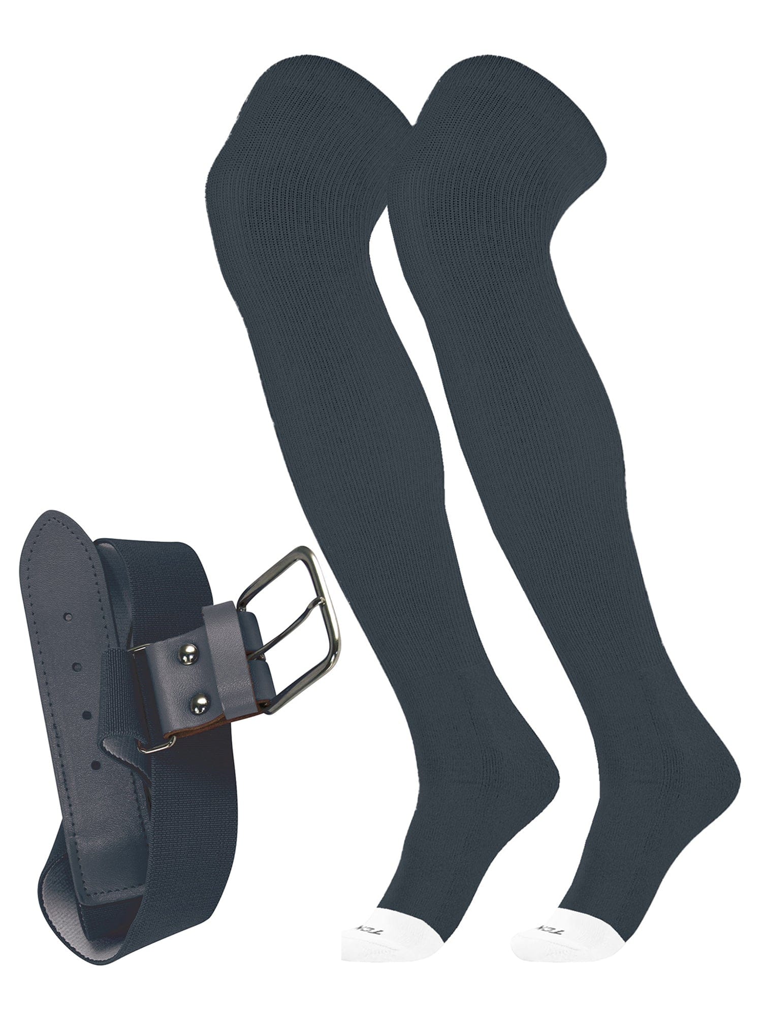 TCK Prosport Belt Over the Knee Sock Combo - Graphite - HIT a Double - 1