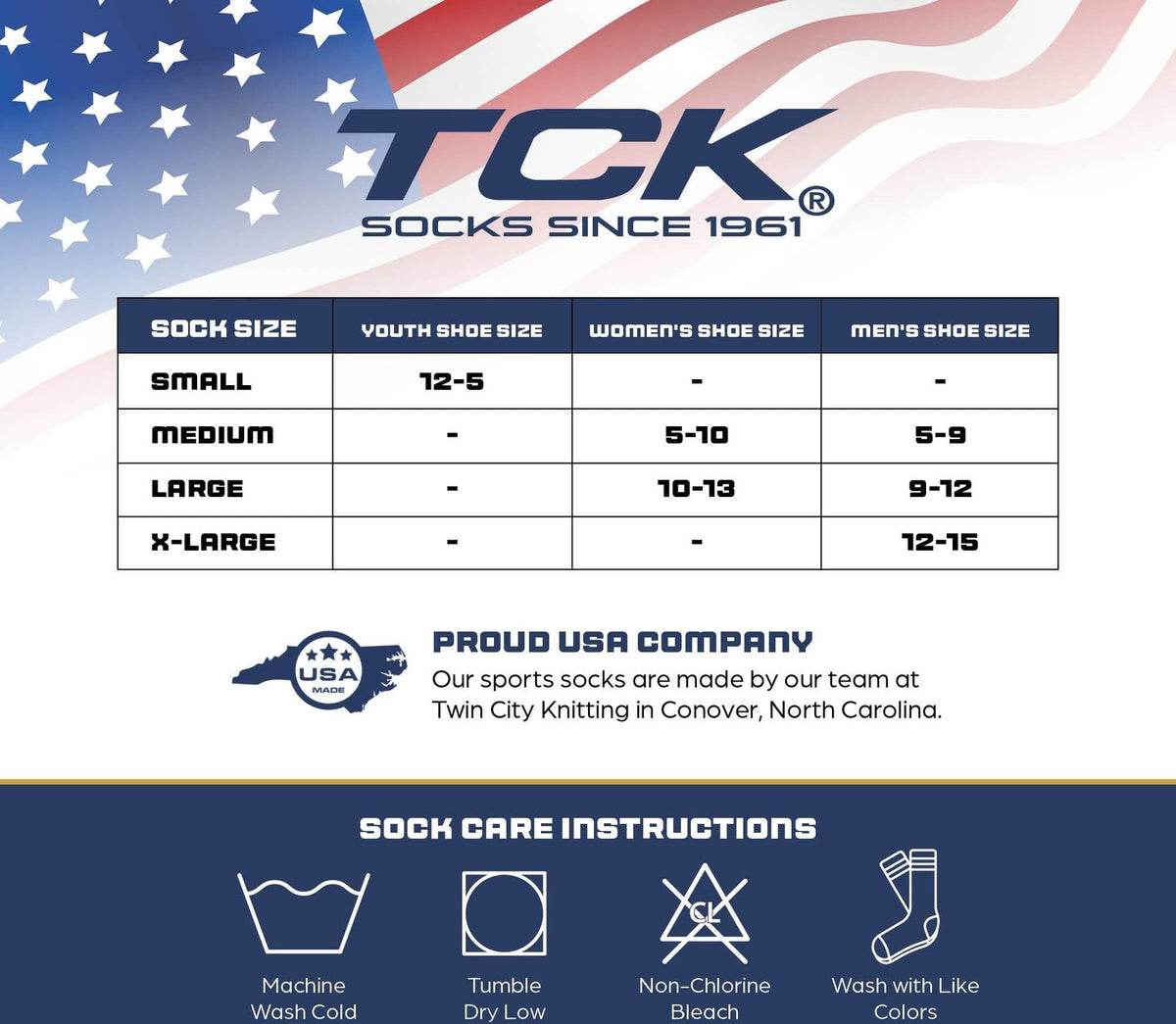TCK Tour Flag No Show Socks for Men and Women - White Black