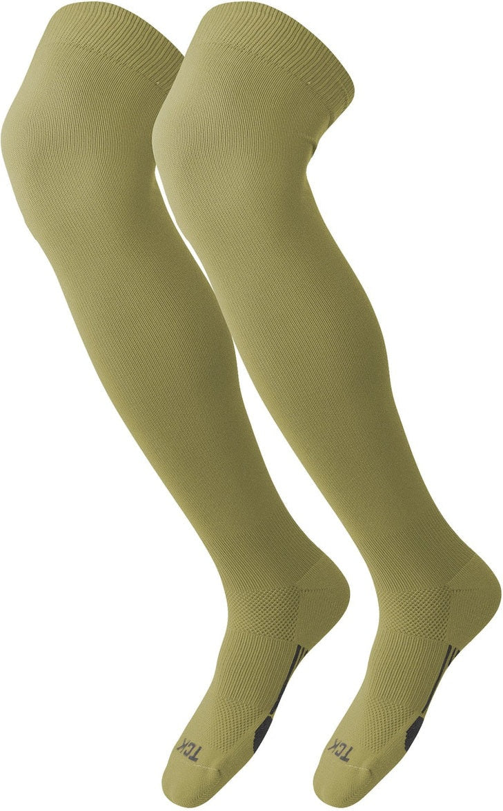 TCK Dugout Solid Color Over the Knee Sports Socks - Vegas Gold - HIT a Double - 1
