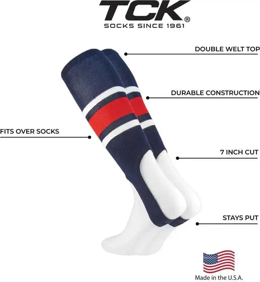 Tck Stirrups with Stripes - Navy White Scarlet