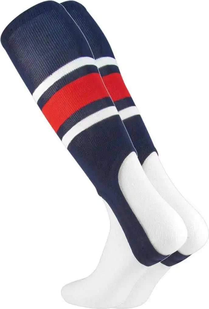 Tck Stirrups with Stripes - Navy White Scarlet