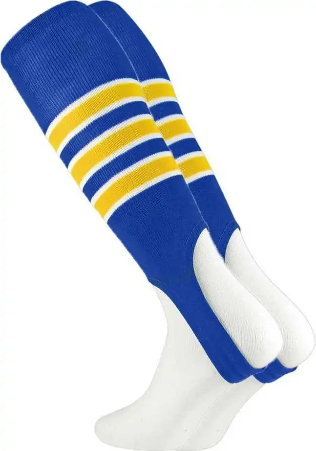 Tck Stirrups with Stripes - Royal White Gold