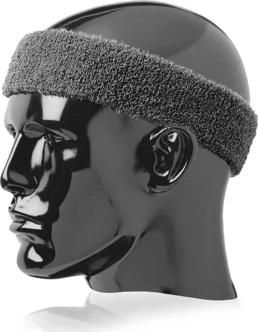 Tck Terry Headband 2’’ Wide - Black - one Size Fits Most