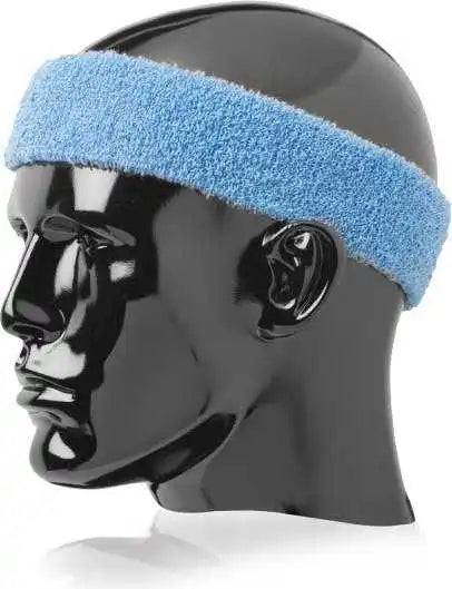 Tck Terry Headband 2’’ Wide - Columbia Blue - one Size Fits Most
