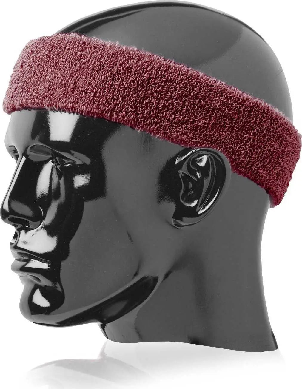 Tck Terry Headband 2’’ Wide - Maroon