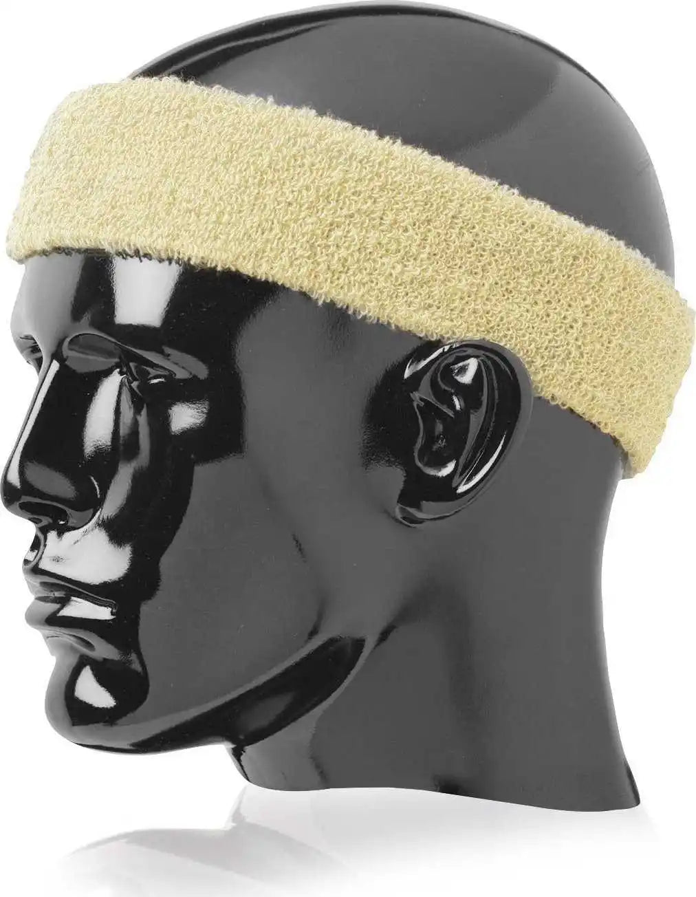 Tck Terry Headband 2’’ Wide - Yellow - one Size Fits Most