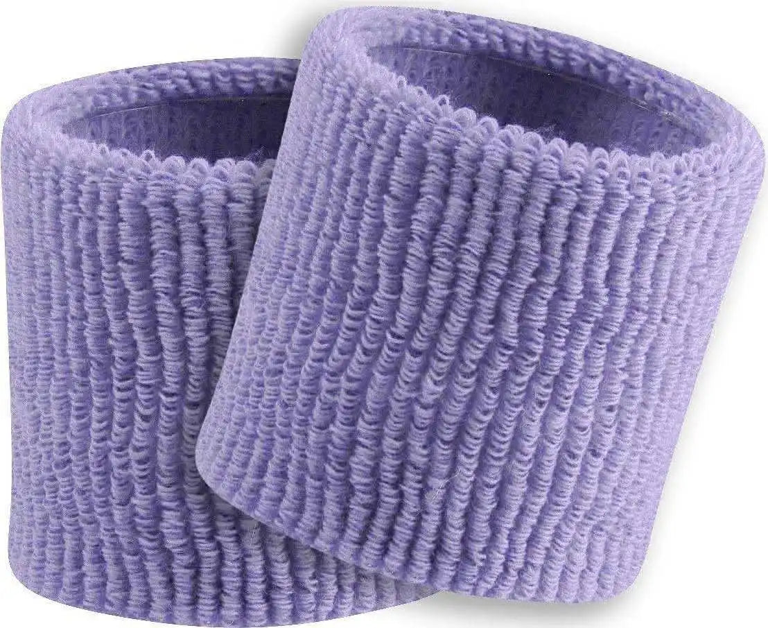 Tck Terry Wristbands 3.5’’ Wide - Lilac - Purple / one Size Fits Most