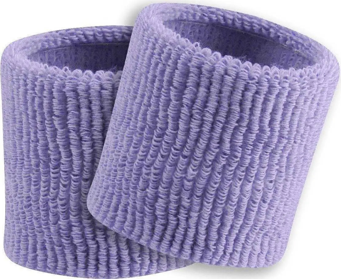Tck Terry Wristbands 3.5’’ Wide - Lilac - Purple / one Size Fits Most