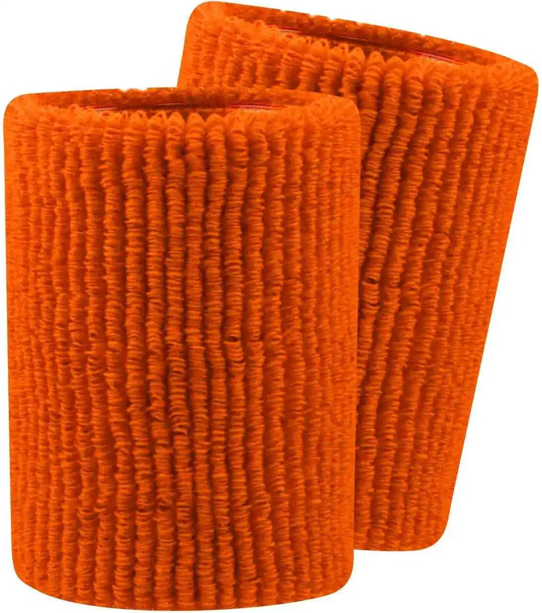 Tck Terry Wristbands 5’’ Wide - Orange - one Size Fits Most