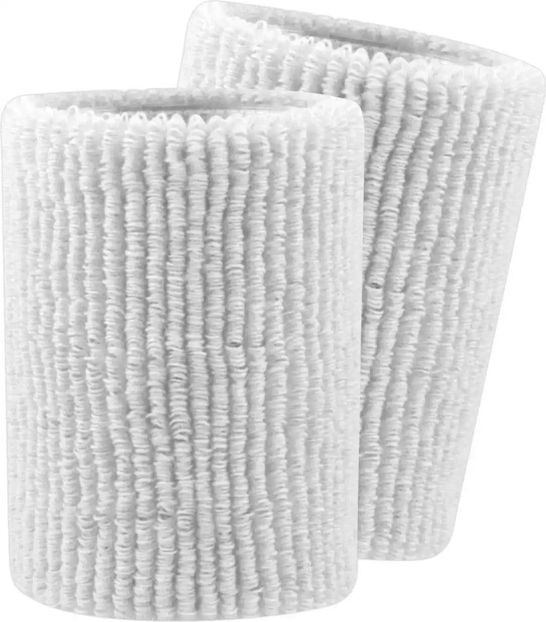 Tck Terry Wristbands 5’’ Wide - White - one Size Fits Most