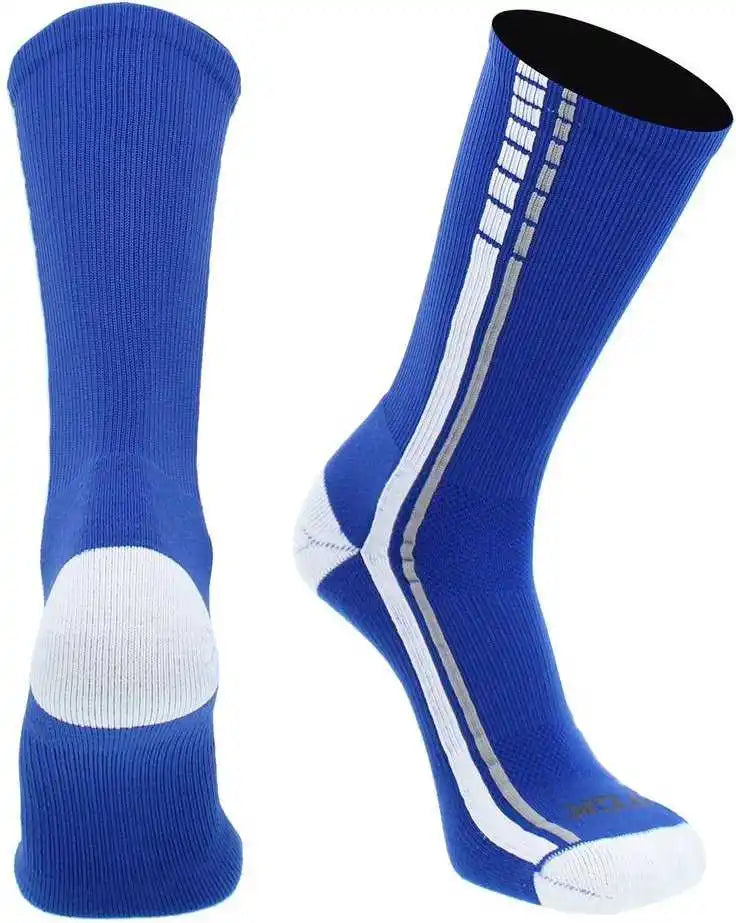 Tck Turbo Crew Socks - Royal White Gray