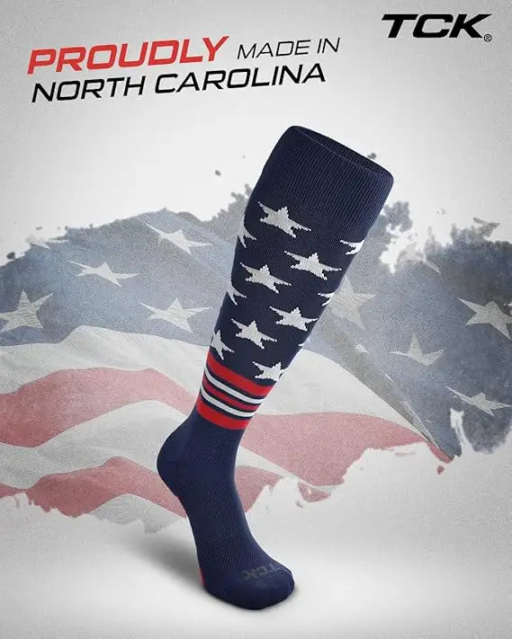 Tck Usa Freedom Knee High Socks - Navy White Scarlet