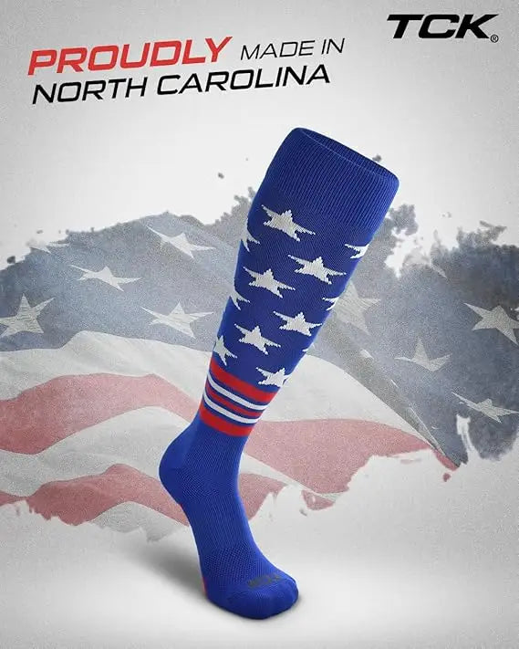 Tck Usa Freedom Knee High Socks - Royal White Scarlet