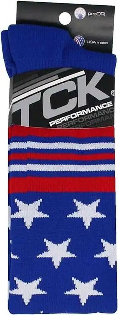 Tck Usa Freedom Knee High Socks - Royal White Scarlet